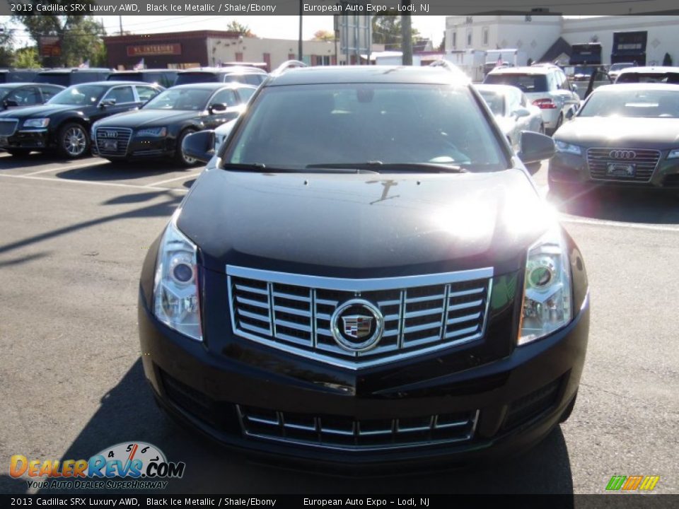 2013 Cadillac SRX Luxury AWD Black Ice Metallic / Shale/Ebony Photo #8