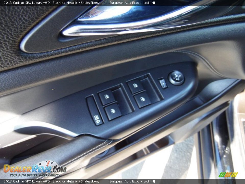 2013 Cadillac SRX Luxury AWD Black Ice Metallic / Shale/Ebony Photo #18
