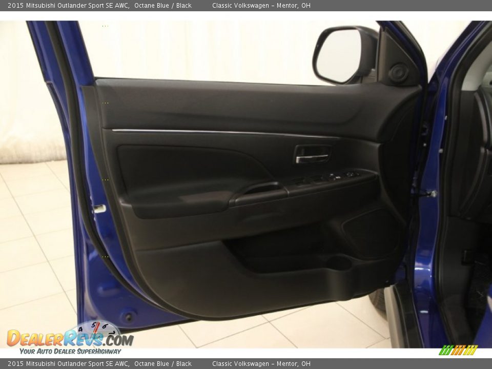 2015 Mitsubishi Outlander Sport SE AWC Octane Blue / Black Photo #4