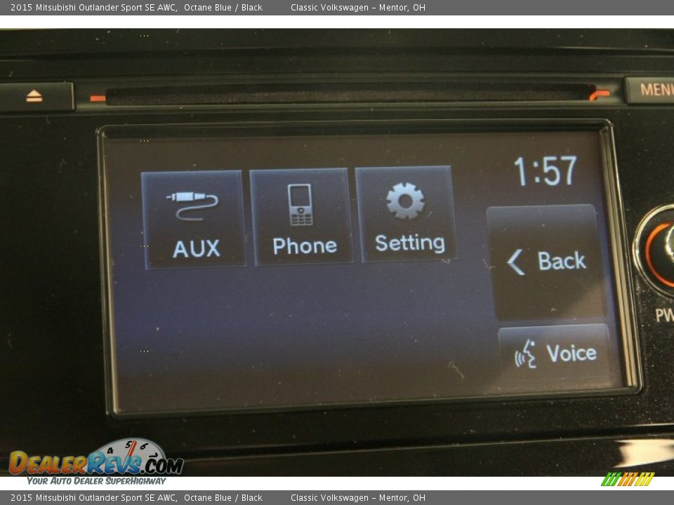 2015 Mitsubishi Outlander Sport SE AWC Octane Blue / Black Photo #10