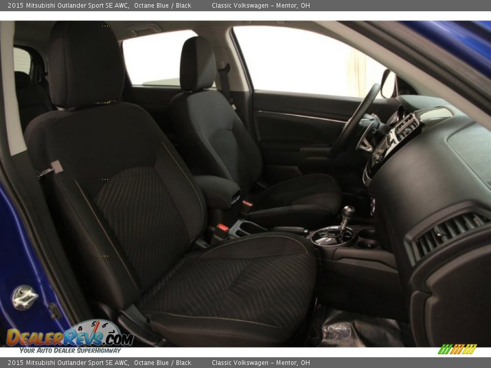2015 Mitsubishi Outlander Sport SE AWC Octane Blue / Black Photo #14