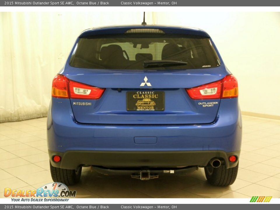 2015 Mitsubishi Outlander Sport SE AWC Octane Blue / Black Photo #17
