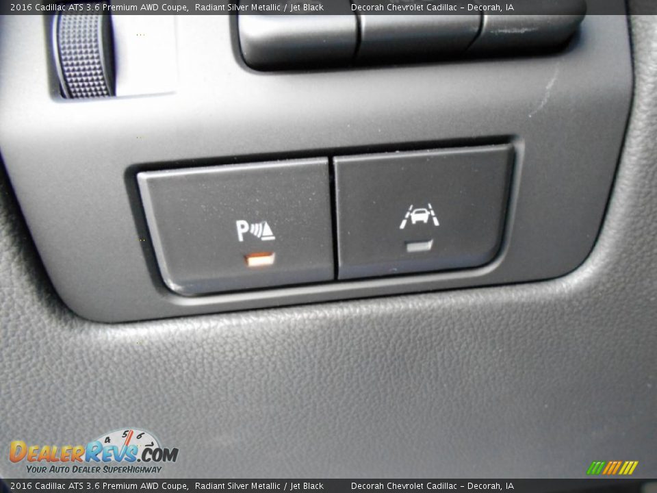 Controls of 2016 Cadillac ATS 3.6 Premium AWD Coupe Photo #20
