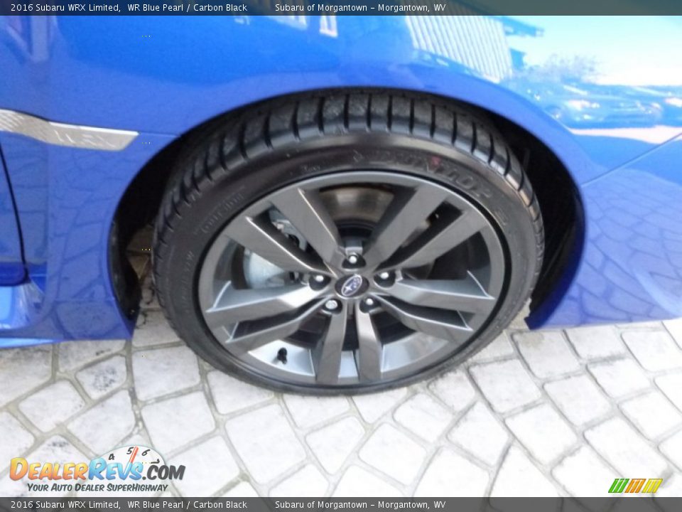 2016 Subaru WRX Limited WR Blue Pearl / Carbon Black Photo #2