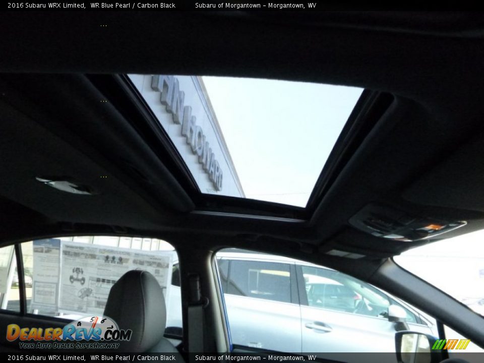 2016 Subaru WRX Limited WR Blue Pearl / Carbon Black Photo #4