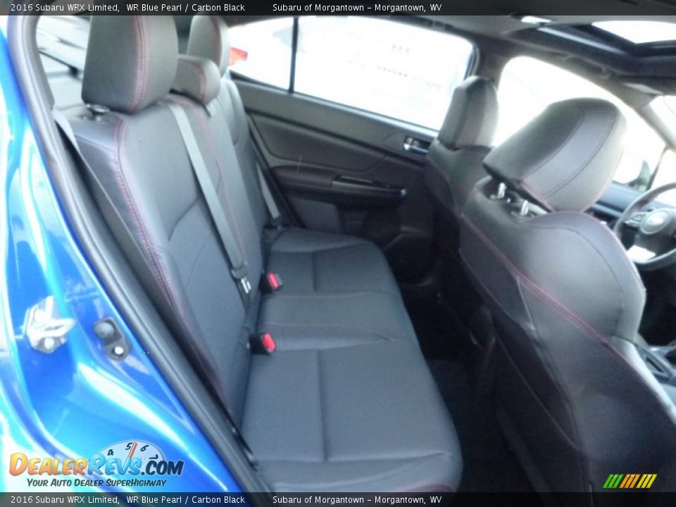 2016 Subaru WRX Limited WR Blue Pearl / Carbon Black Photo #6