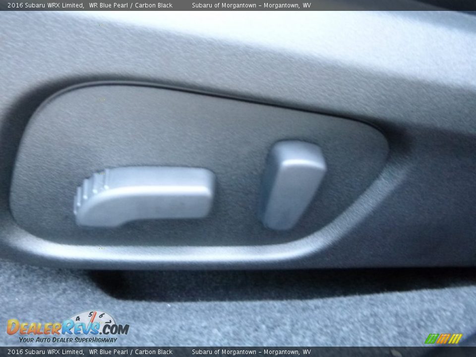 2016 Subaru WRX Limited WR Blue Pearl / Carbon Black Photo #16