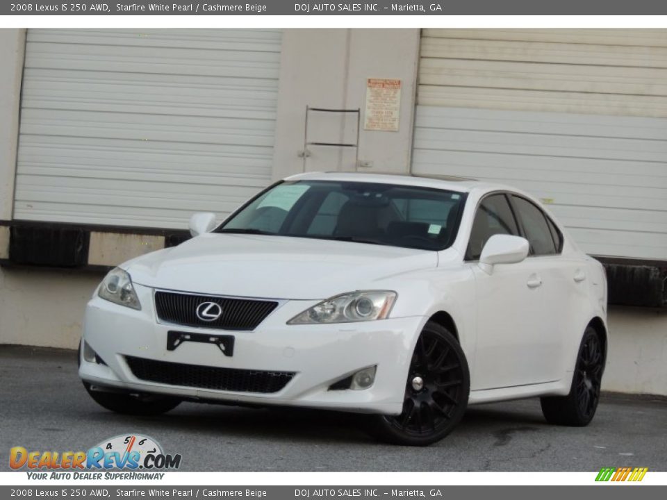 2008 Lexus IS 250 AWD Starfire White Pearl / Cashmere Beige Photo #1