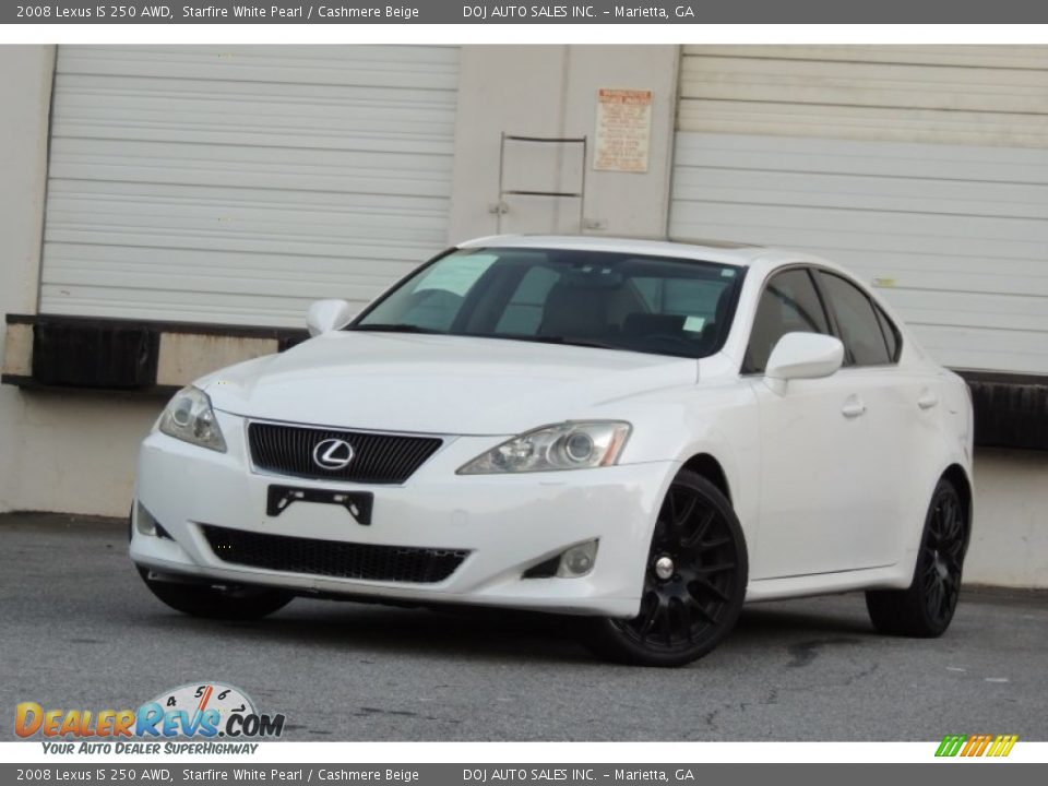 2008 Lexus IS 250 AWD Starfire White Pearl / Cashmere Beige Photo #2