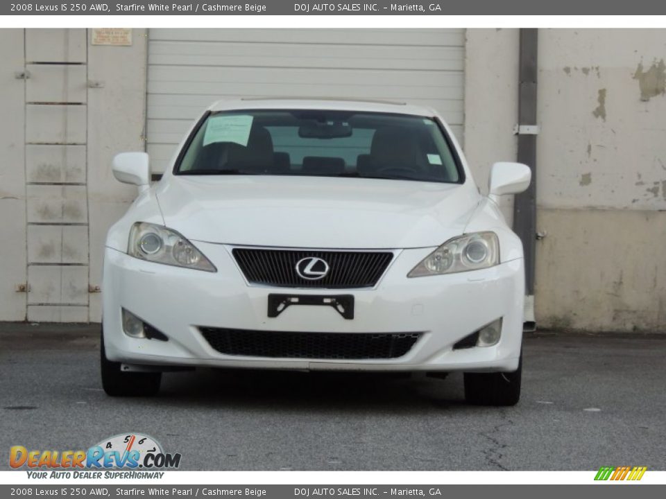 2008 Lexus IS 250 AWD Starfire White Pearl / Cashmere Beige Photo #6