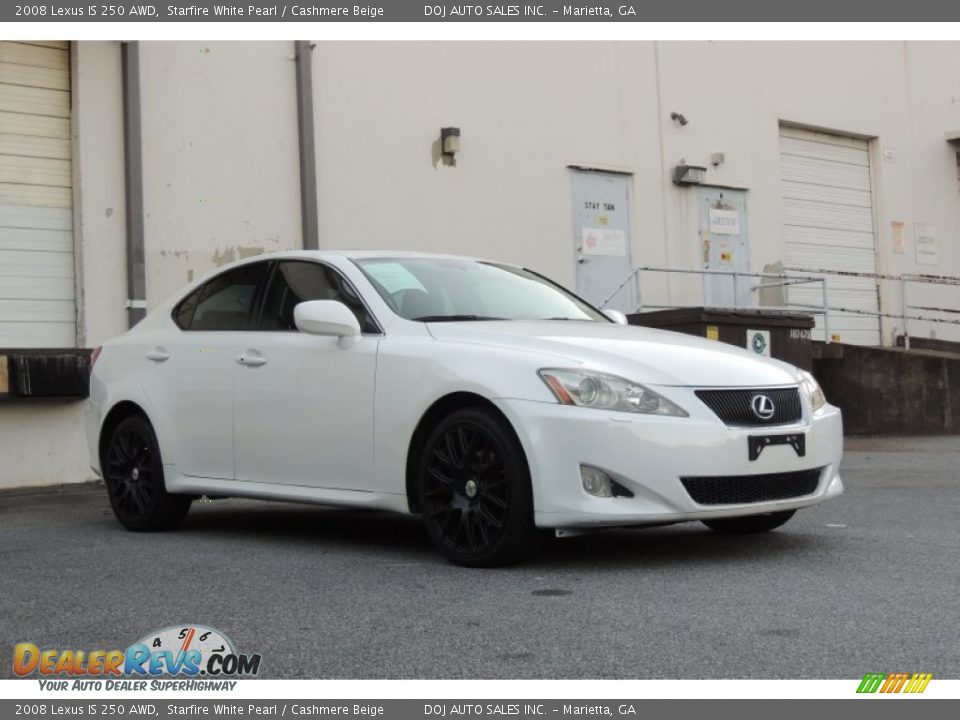 2008 Lexus IS 250 AWD Starfire White Pearl / Cashmere Beige Photo #9