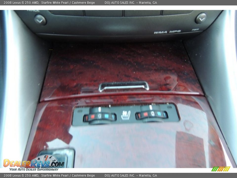 2008 Lexus IS 250 AWD Starfire White Pearl / Cashmere Beige Photo #12