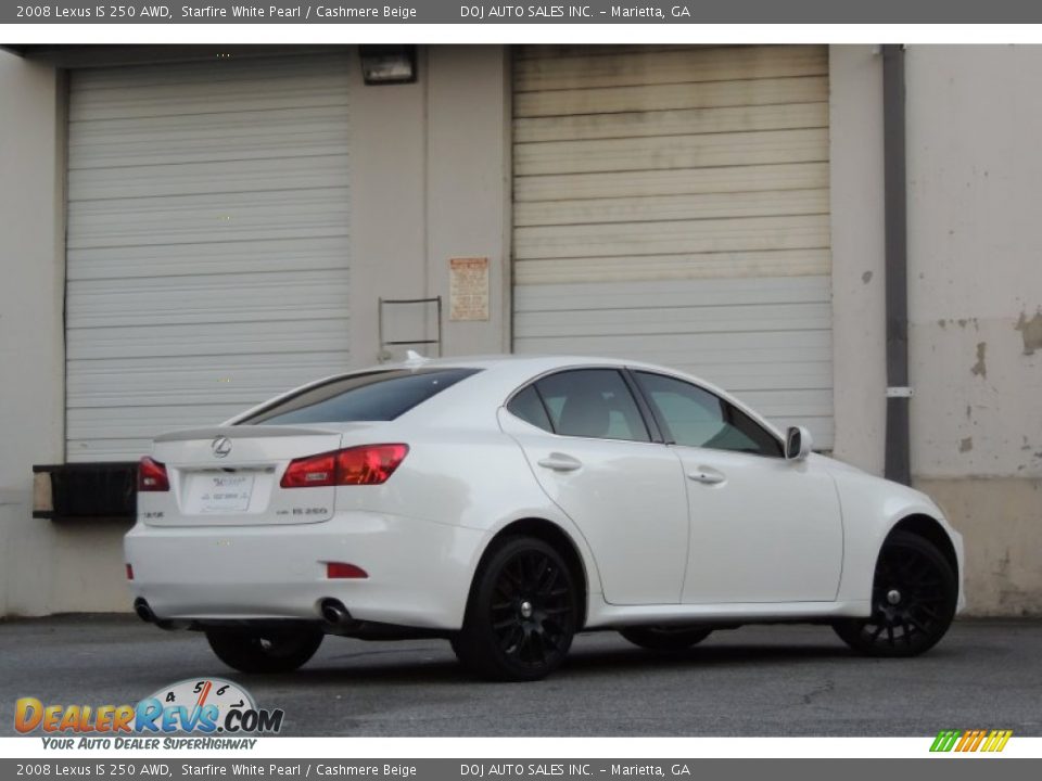 2008 Lexus IS 250 AWD Starfire White Pearl / Cashmere Beige Photo #29