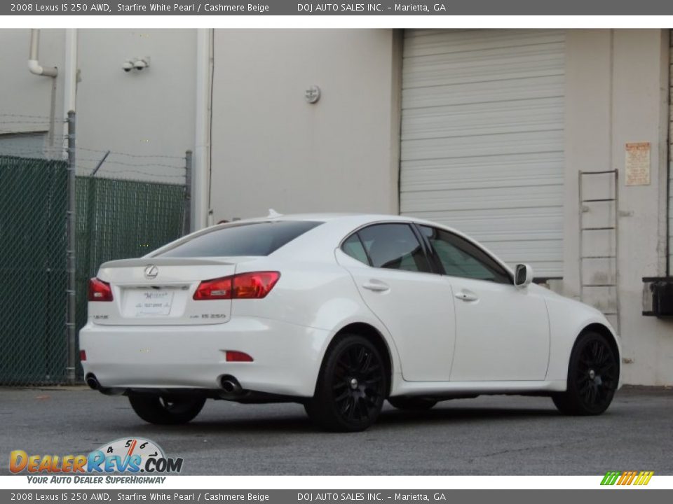 2008 Lexus IS 250 AWD Starfire White Pearl / Cashmere Beige Photo #30