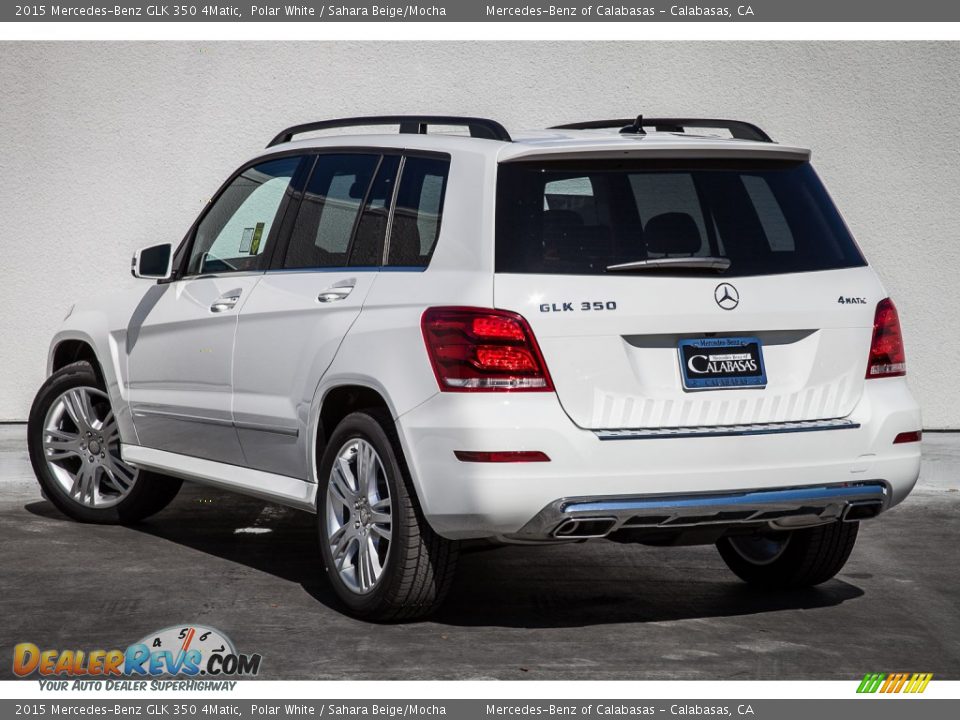 2015 Mercedes-Benz GLK 350 4Matic Polar White / Sahara Beige/Mocha Photo #2