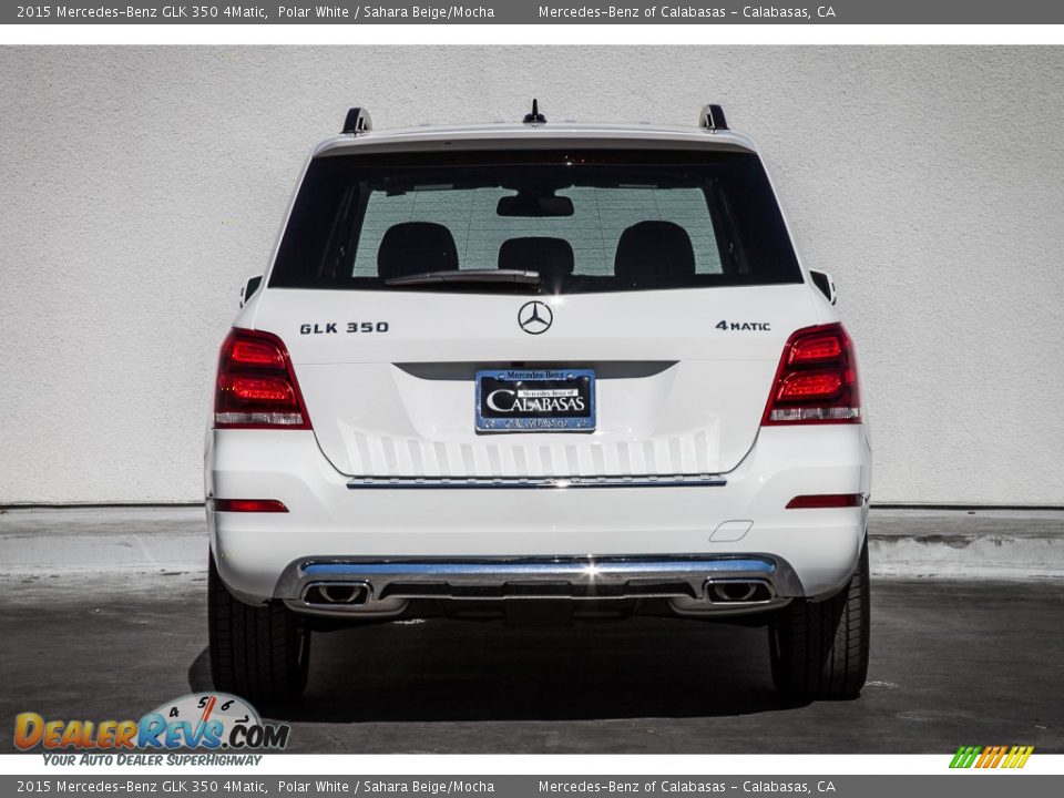 2015 Mercedes-Benz GLK 350 4Matic Polar White / Sahara Beige/Mocha Photo #3
