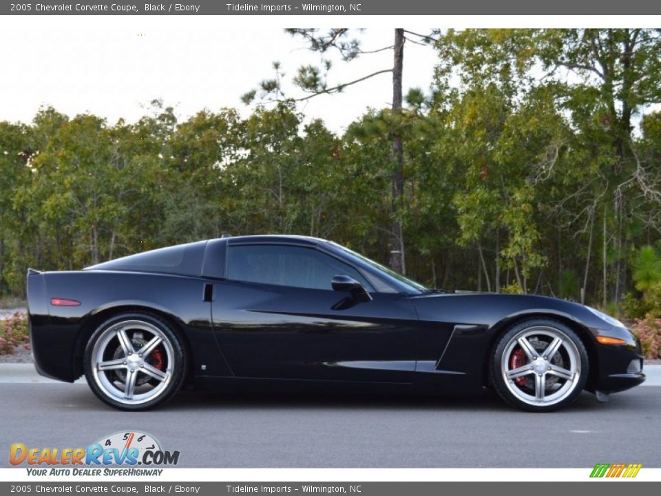 2005 Chevrolet Corvette Coupe Black / Ebony Photo #9