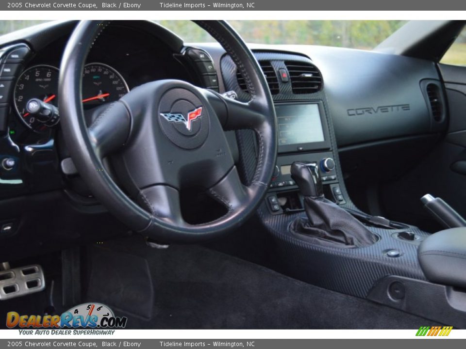 2005 Chevrolet Corvette Coupe Black / Ebony Photo #20
