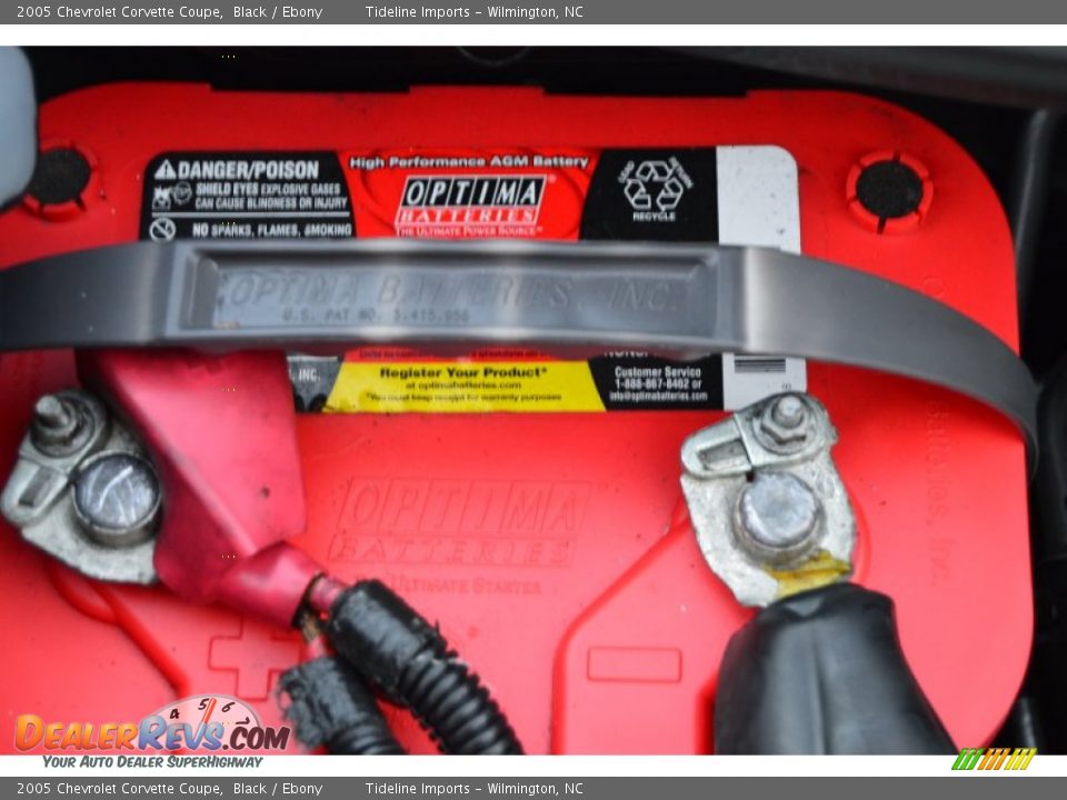 2005 Chevrolet Corvette Coupe Black / Ebony Photo #21