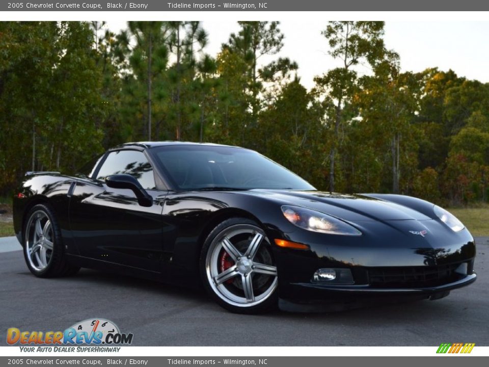 2005 Chevrolet Corvette Coupe Black / Ebony Photo #28