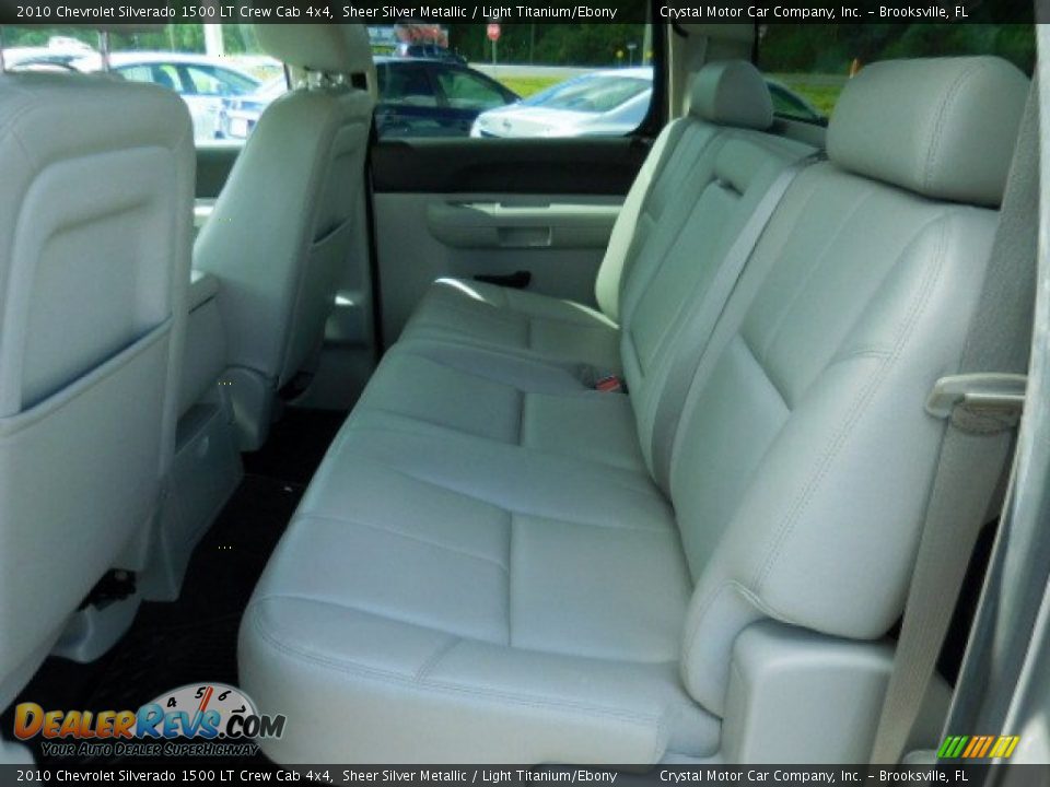 2010 Chevrolet Silverado 1500 LT Crew Cab 4x4 Sheer Silver Metallic / Light Titanium/Ebony Photo #5