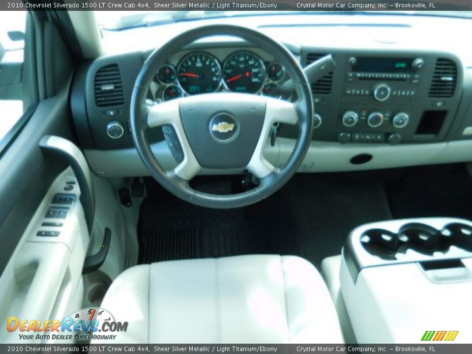 2010 Chevrolet Silverado 1500 LT Crew Cab 4x4 Sheer Silver Metallic / Light Titanium/Ebony Photo #6
