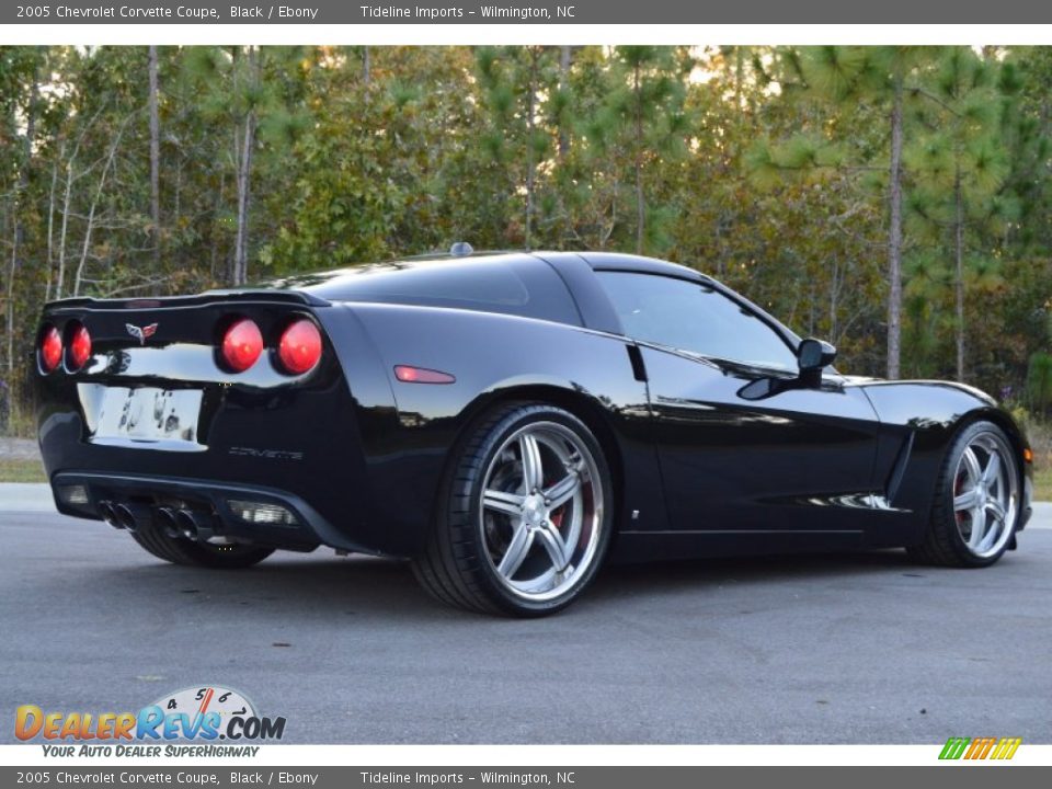 2005 Chevrolet Corvette Coupe Black / Ebony Photo #34