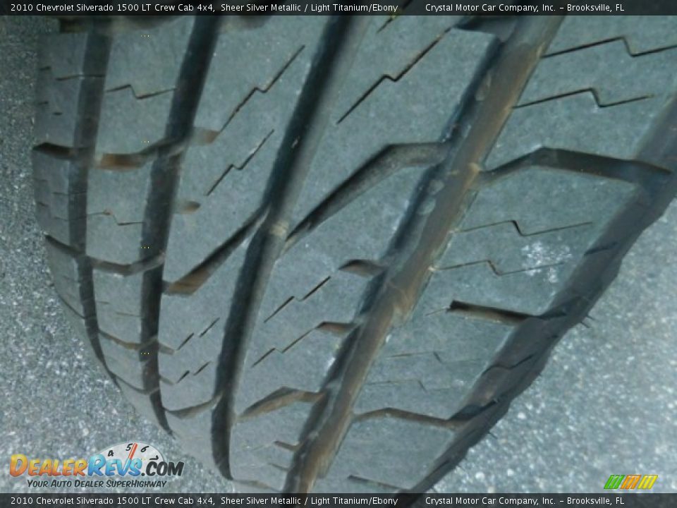 2010 Chevrolet Silverado 1500 LT Crew Cab 4x4 Sheer Silver Metallic / Light Titanium/Ebony Photo #15