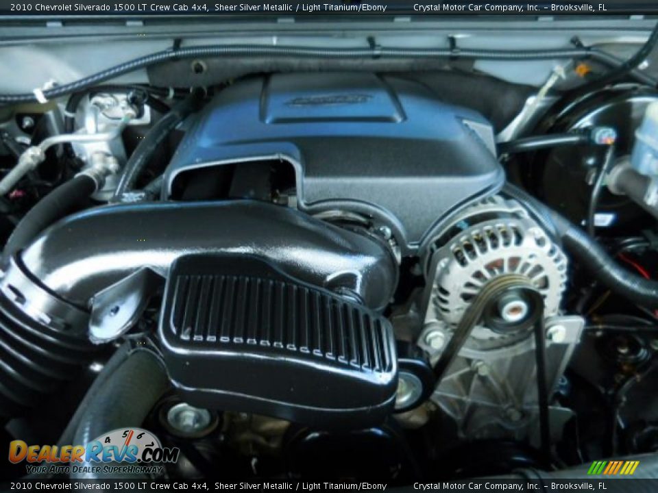 2010 Chevrolet Silverado 1500 LT Crew Cab 4x4 Sheer Silver Metallic / Light Titanium/Ebony Photo #16