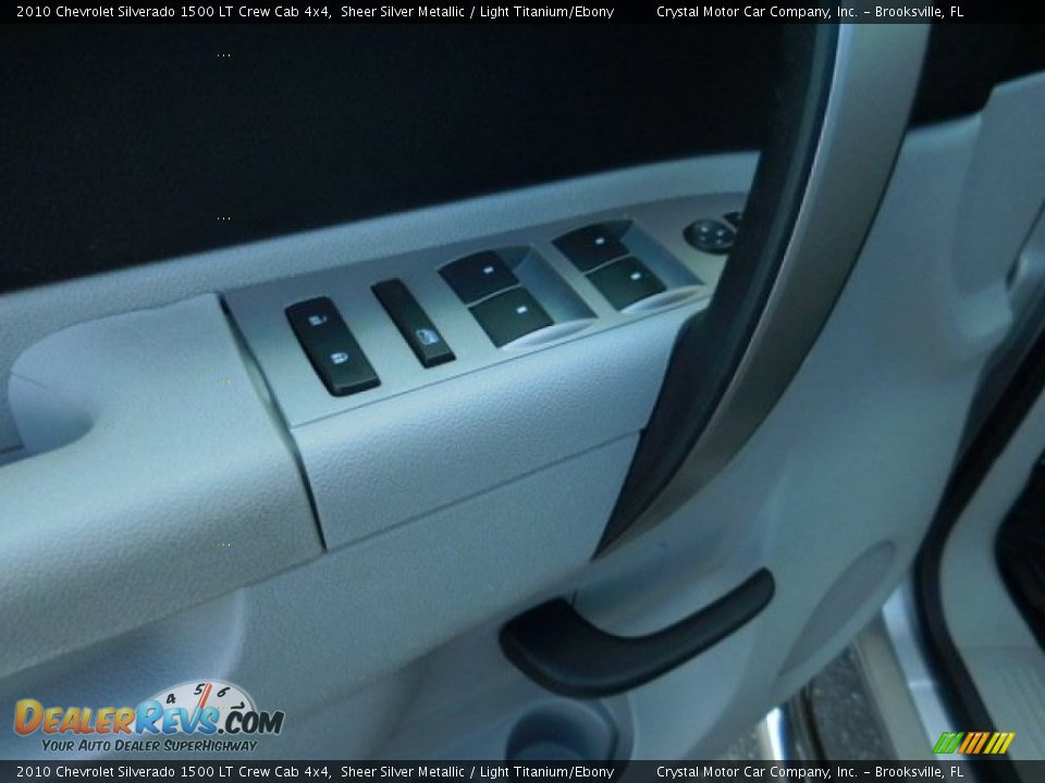 2010 Chevrolet Silverado 1500 LT Crew Cab 4x4 Sheer Silver Metallic / Light Titanium/Ebony Photo #17