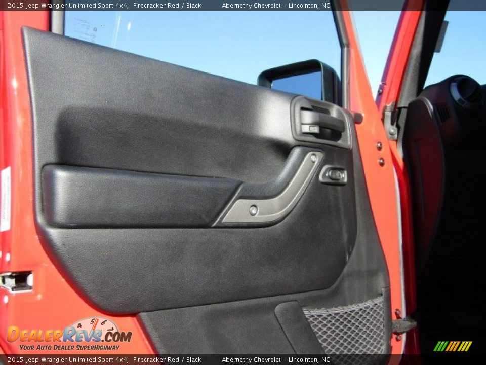 2015 Jeep Wrangler Unlimited Sport 4x4 Firecracker Red / Black Photo #8