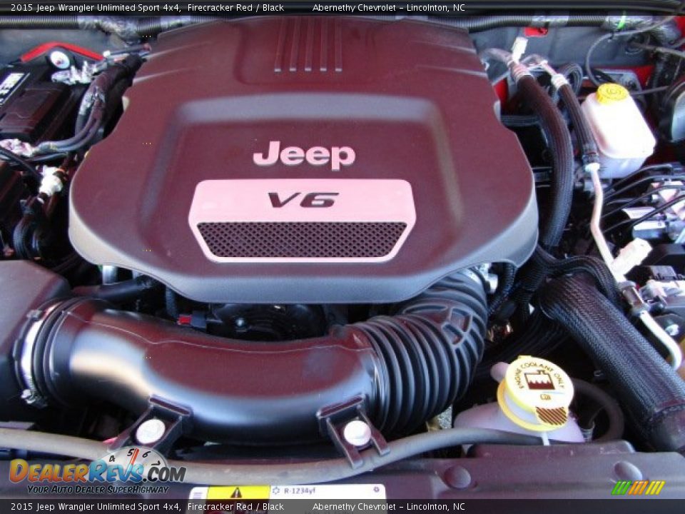 2015 Jeep Wrangler Unlimited Sport 4x4 Firecracker Red / Black Photo #23