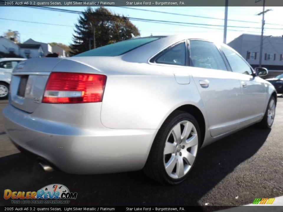 2005 Audi A6 3.2 quattro Sedan Light Silver Metallic / Platinum Photo #5