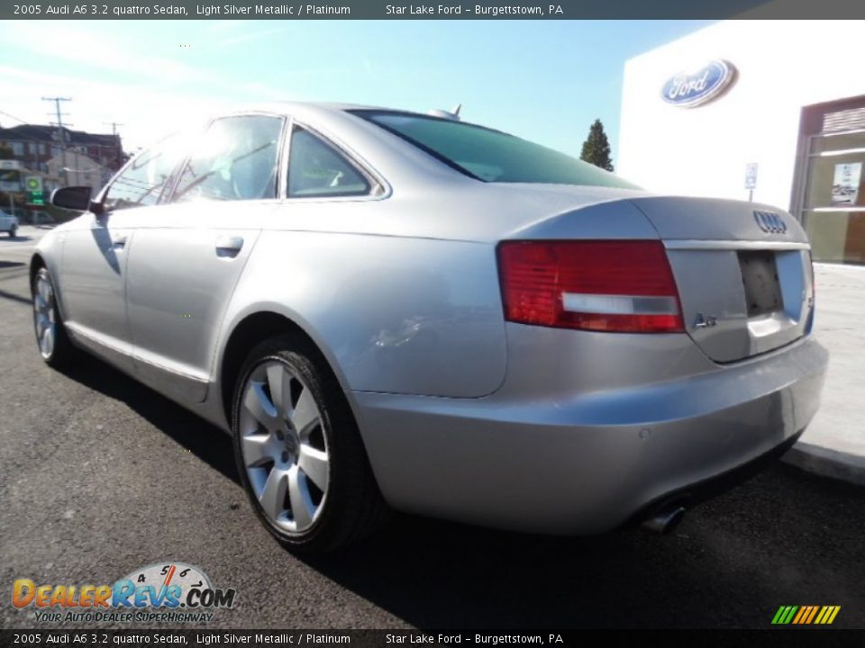 2005 Audi A6 3.2 quattro Sedan Light Silver Metallic / Platinum Photo #7