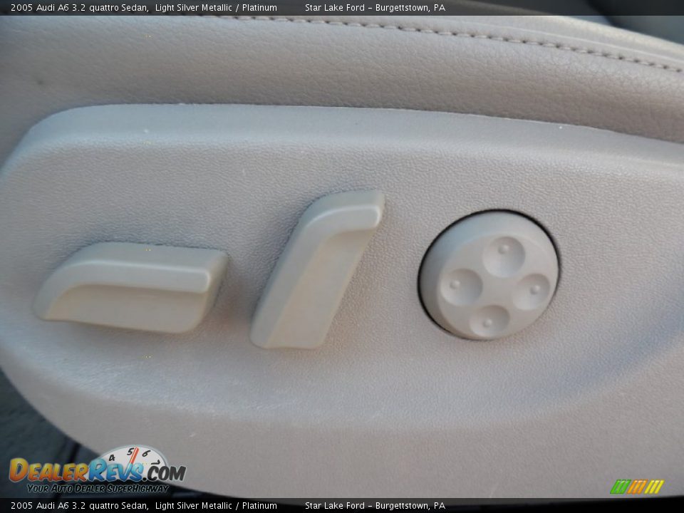 2005 Audi A6 3.2 quattro Sedan Light Silver Metallic / Platinum Photo #14