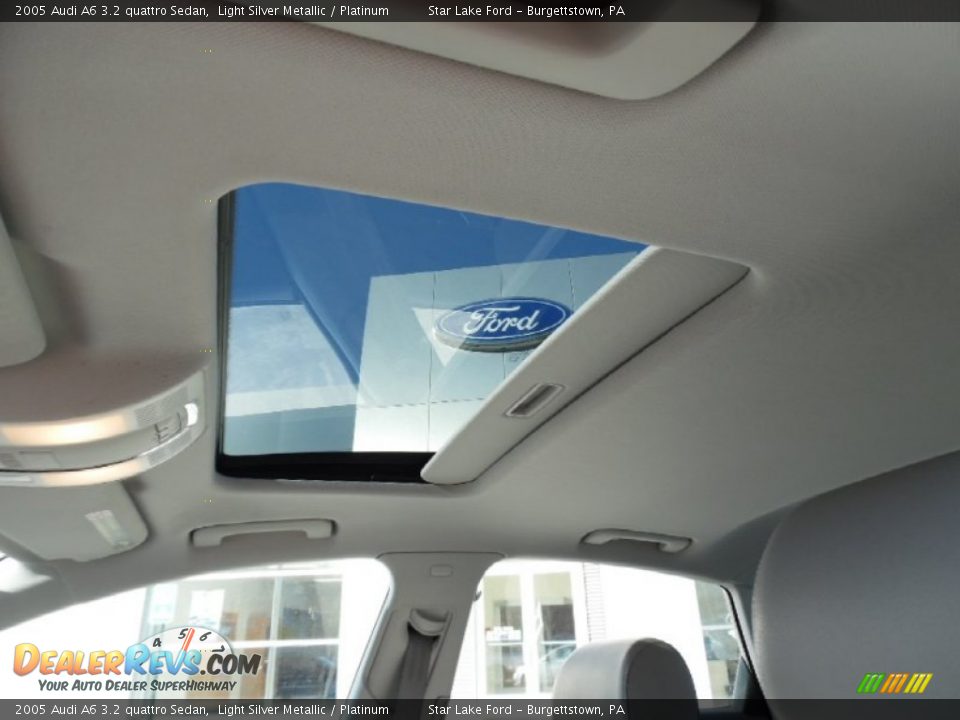2005 Audi A6 3.2 quattro Sedan Light Silver Metallic / Platinum Photo #15
