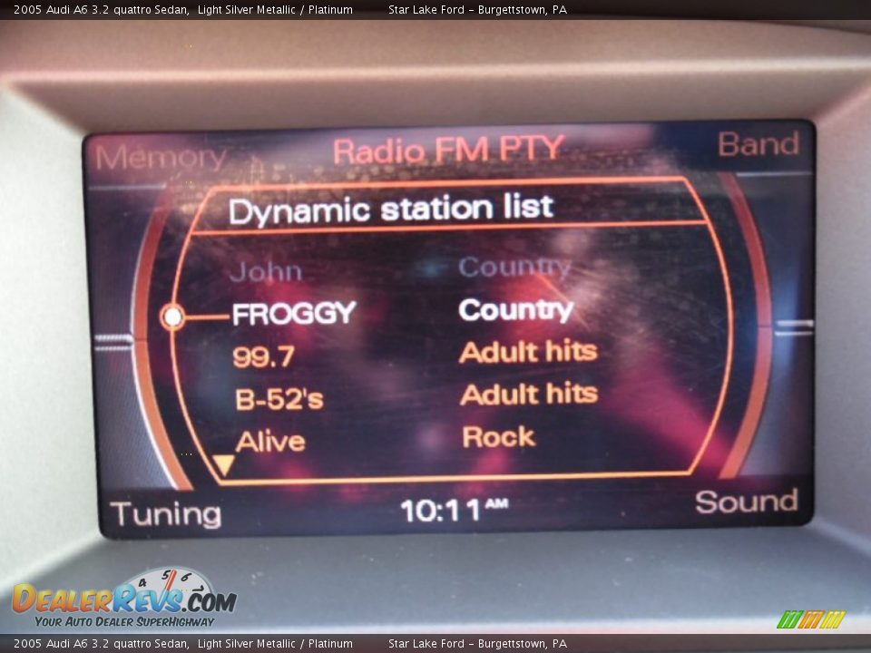 2005 Audi A6 3.2 quattro Sedan Light Silver Metallic / Platinum Photo #17