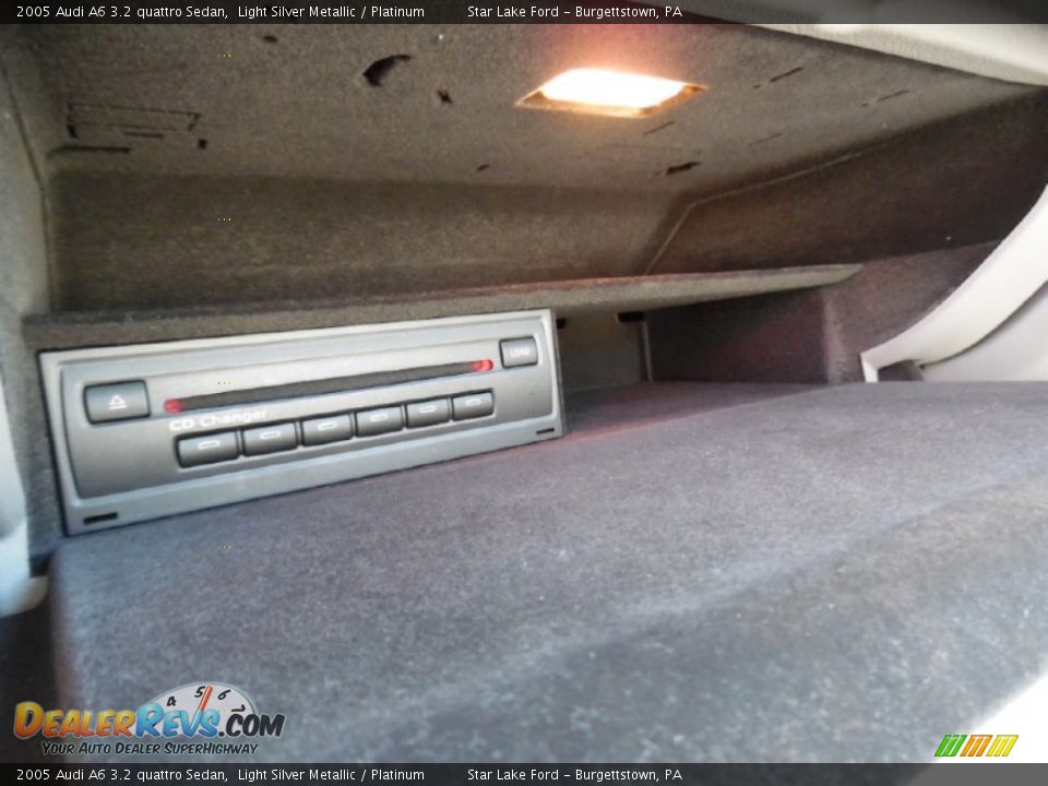 2005 Audi A6 3.2 quattro Sedan Light Silver Metallic / Platinum Photo #19