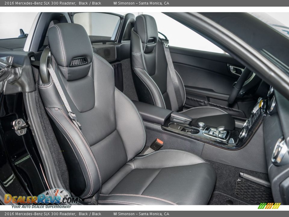 Front Seat of 2016 Mercedes-Benz SLK 300 Roadster Photo #2