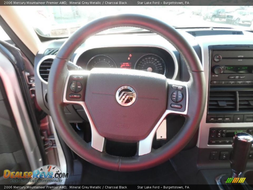 2006 Mercury Mountaineer Premier AWD Mineral Grey Metallic / Charcoal Black Photo #13