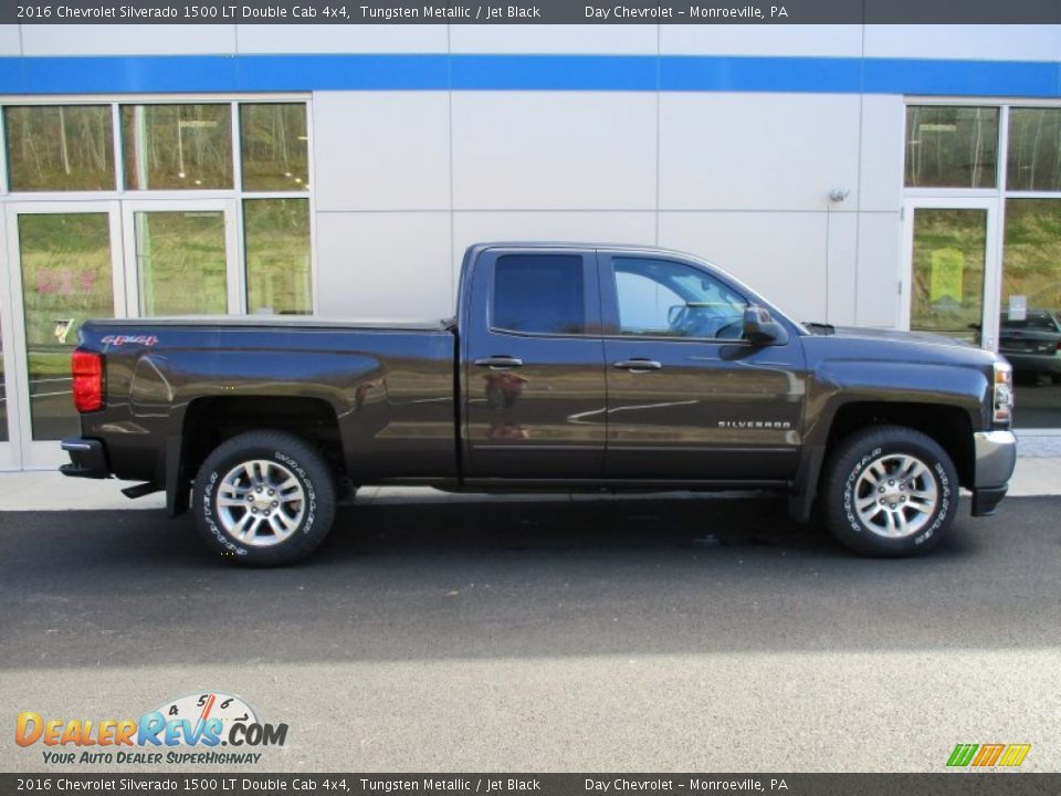 2016 Chevrolet Silverado 1500 LT Double Cab 4x4 Tungsten Metallic / Jet Black Photo #2
