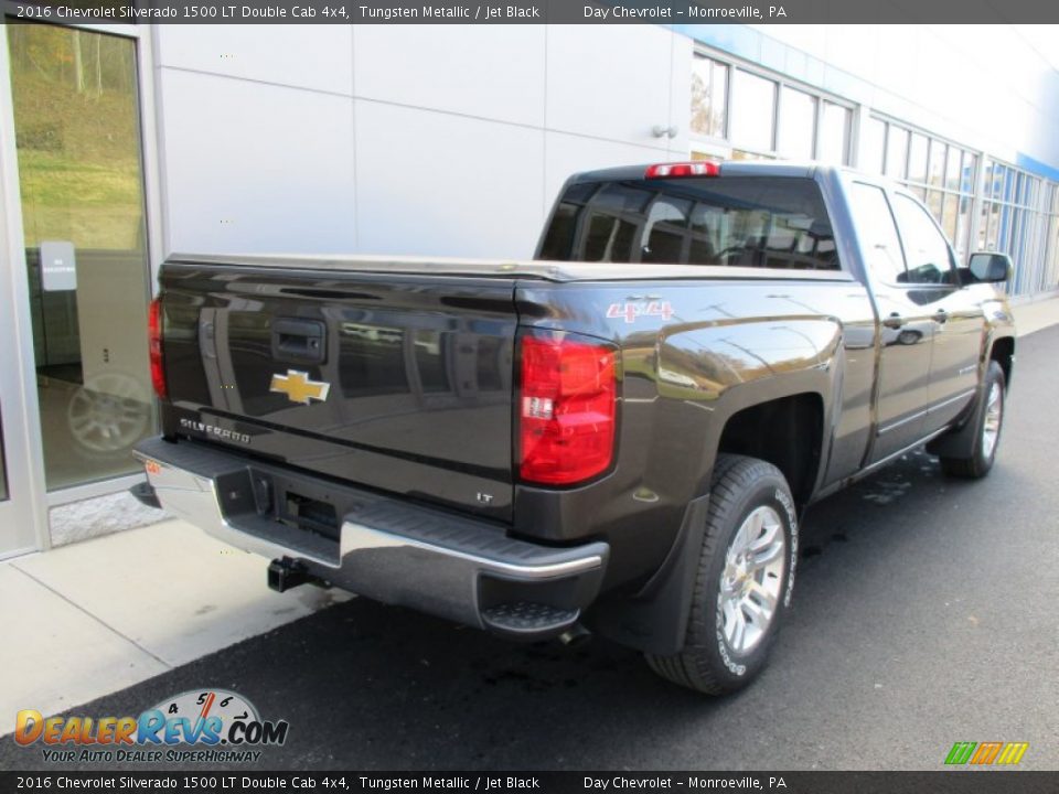 2016 Chevrolet Silverado 1500 LT Double Cab 4x4 Tungsten Metallic / Jet Black Photo #4