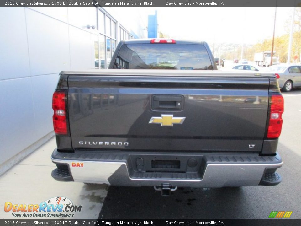 2016 Chevrolet Silverado 1500 LT Double Cab 4x4 Tungsten Metallic / Jet Black Photo #5