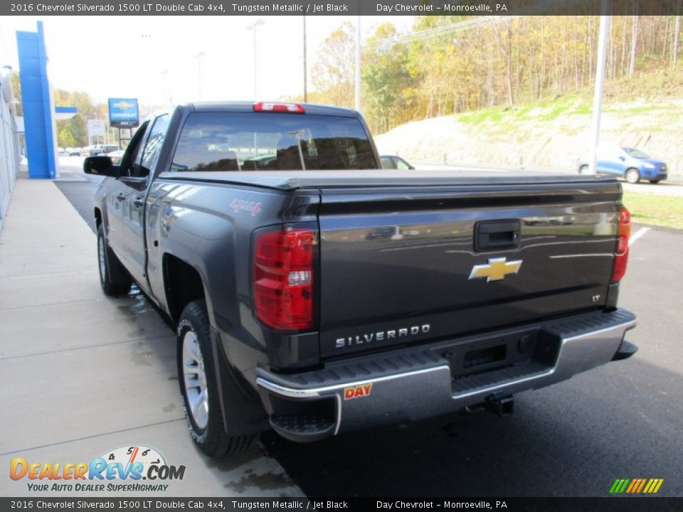 2016 Chevrolet Silverado 1500 LT Double Cab 4x4 Tungsten Metallic / Jet Black Photo #6