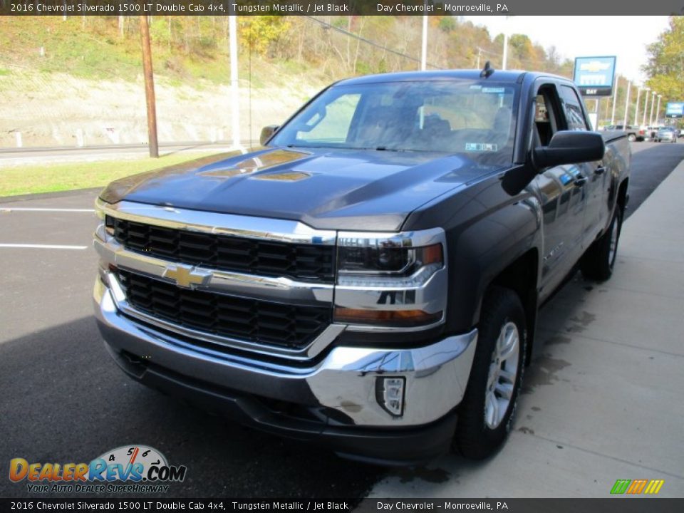 2016 Chevrolet Silverado 1500 LT Double Cab 4x4 Tungsten Metallic / Jet Black Photo #7
