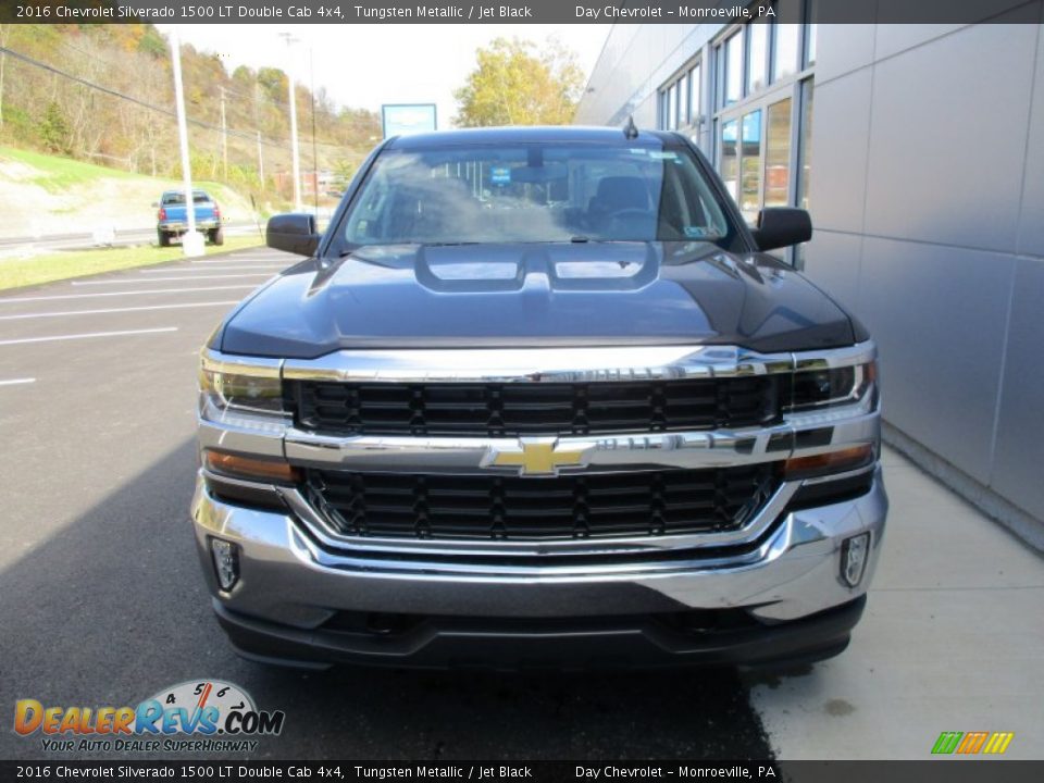 2016 Chevrolet Silverado 1500 LT Double Cab 4x4 Tungsten Metallic / Jet Black Photo #8
