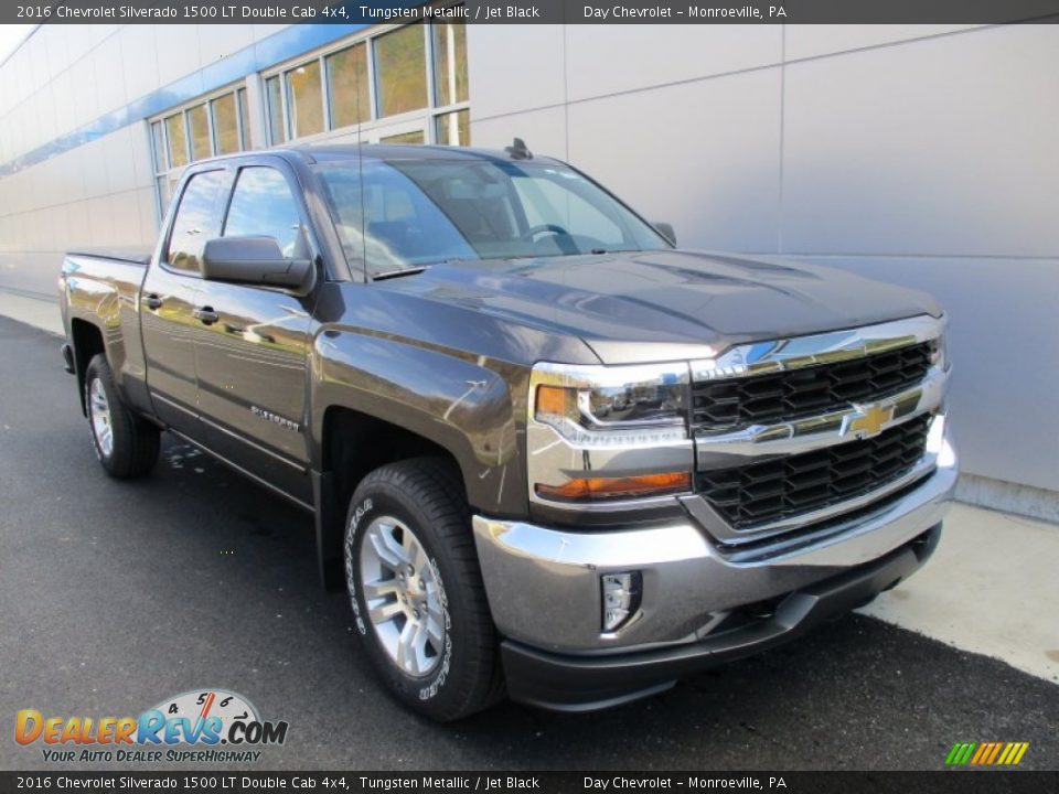 2016 Chevrolet Silverado 1500 LT Double Cab 4x4 Tungsten Metallic / Jet Black Photo #9