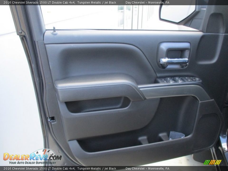 2016 Chevrolet Silverado 1500 LT Double Cab 4x4 Tungsten Metallic / Jet Black Photo #10