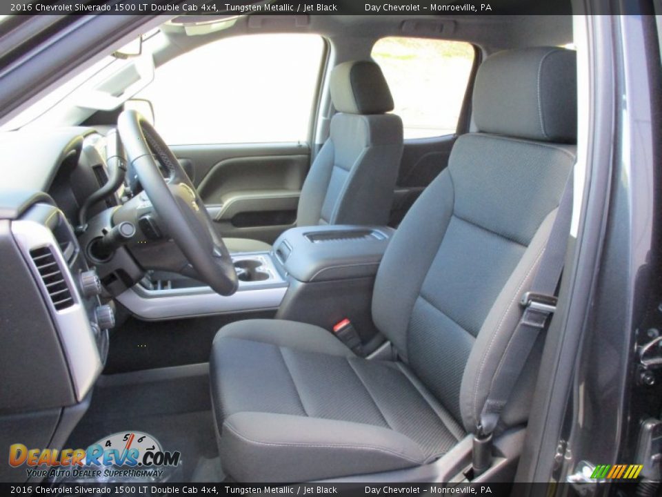 2016 Chevrolet Silverado 1500 LT Double Cab 4x4 Tungsten Metallic / Jet Black Photo #11
