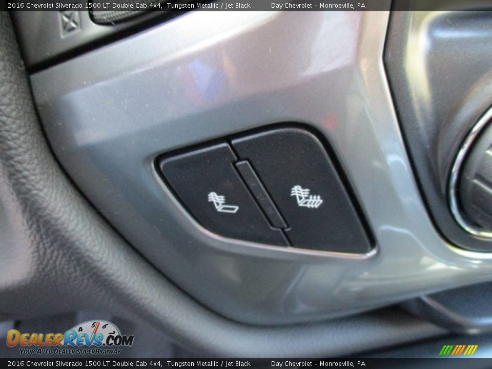 2016 Chevrolet Silverado 1500 LT Double Cab 4x4 Tungsten Metallic / Jet Black Photo #16